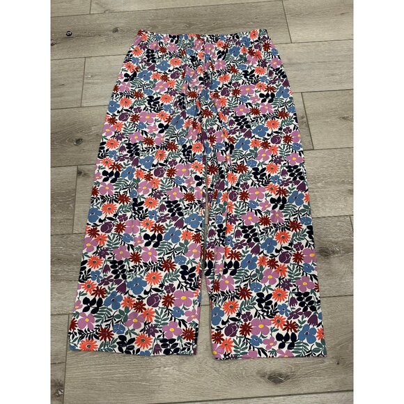 Kate‎ Spade Womens Large Floral Print Wide Leg Lounge Pant - Picture 1 of 5